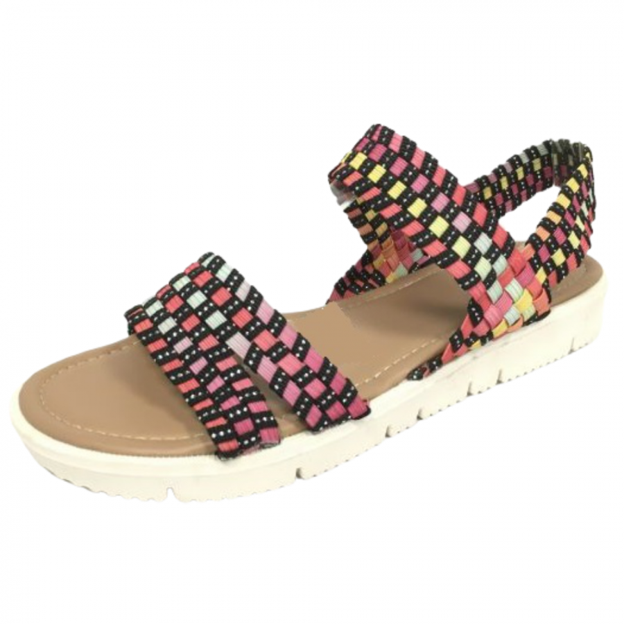 Sandalia tiras elásticas