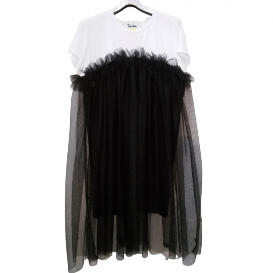 Vestido bicolor